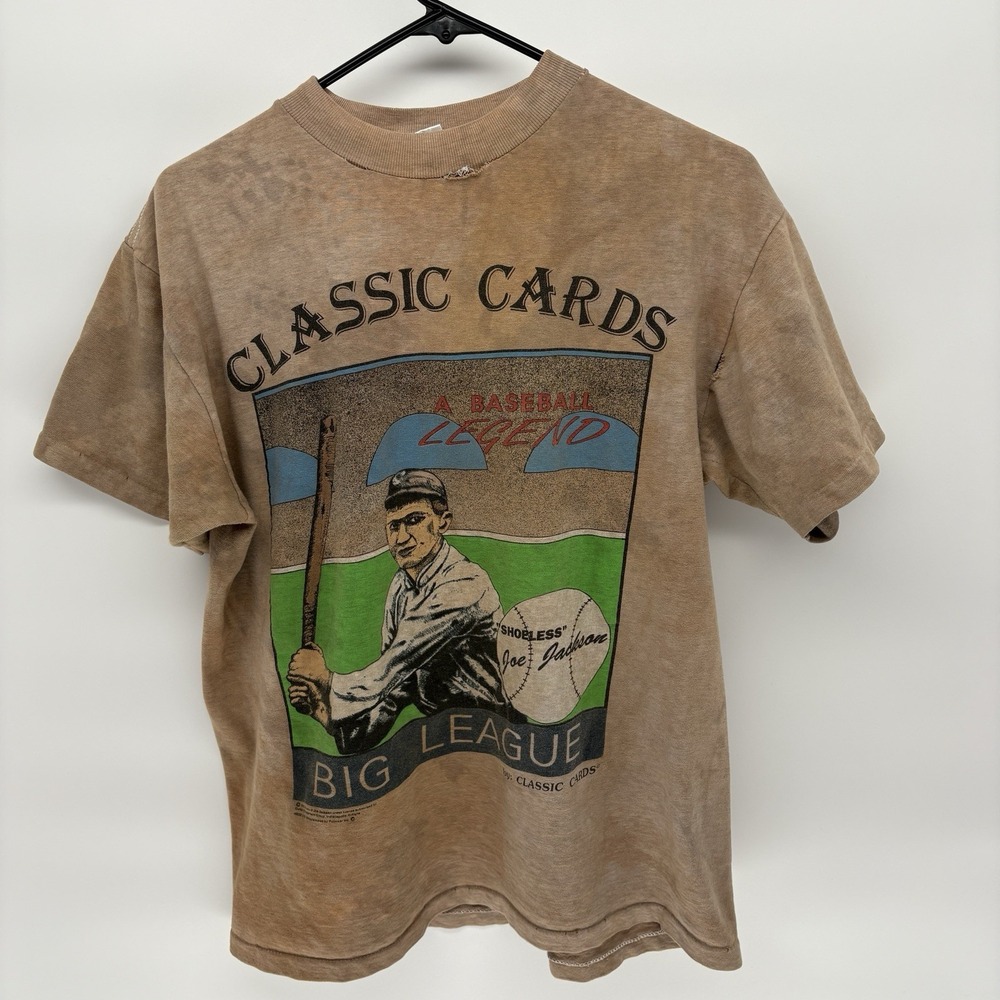 Vintage 90'S Cards Baseball Legend Big League Chew Shirt Single Stitch Men Large